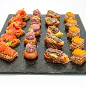 Aperitivos fríos de Navidad