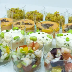 Bandeja de vasitos