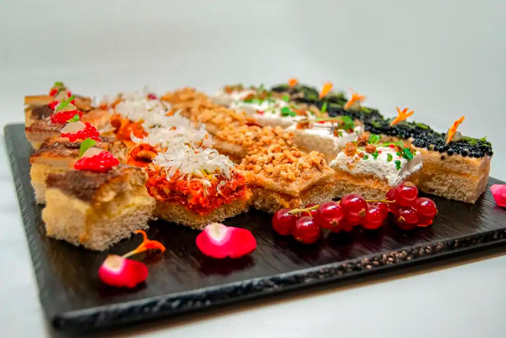 Bandeja de canapés tradicionales Doña Francisquita