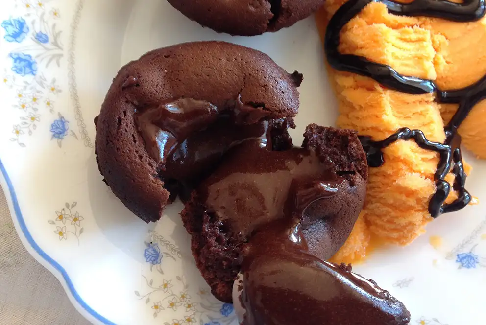 Coulant de chocolate