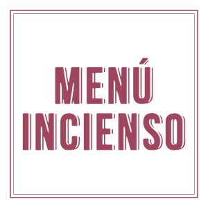 Menu Incienso