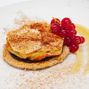 Tatín de Manzana y crema inglesa de vainilla